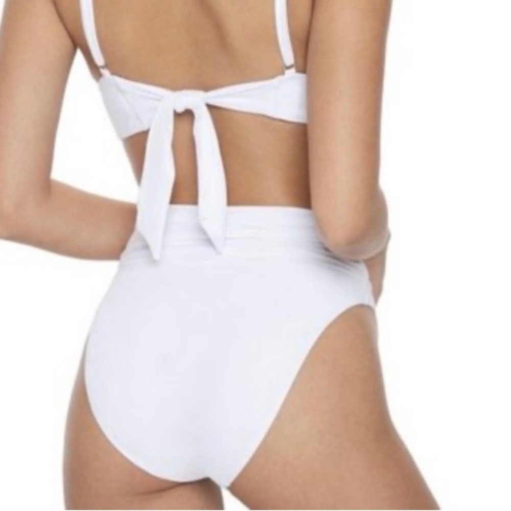 NWT PQ Waterlily O Ring High Waist Full Bottoms | Color: White